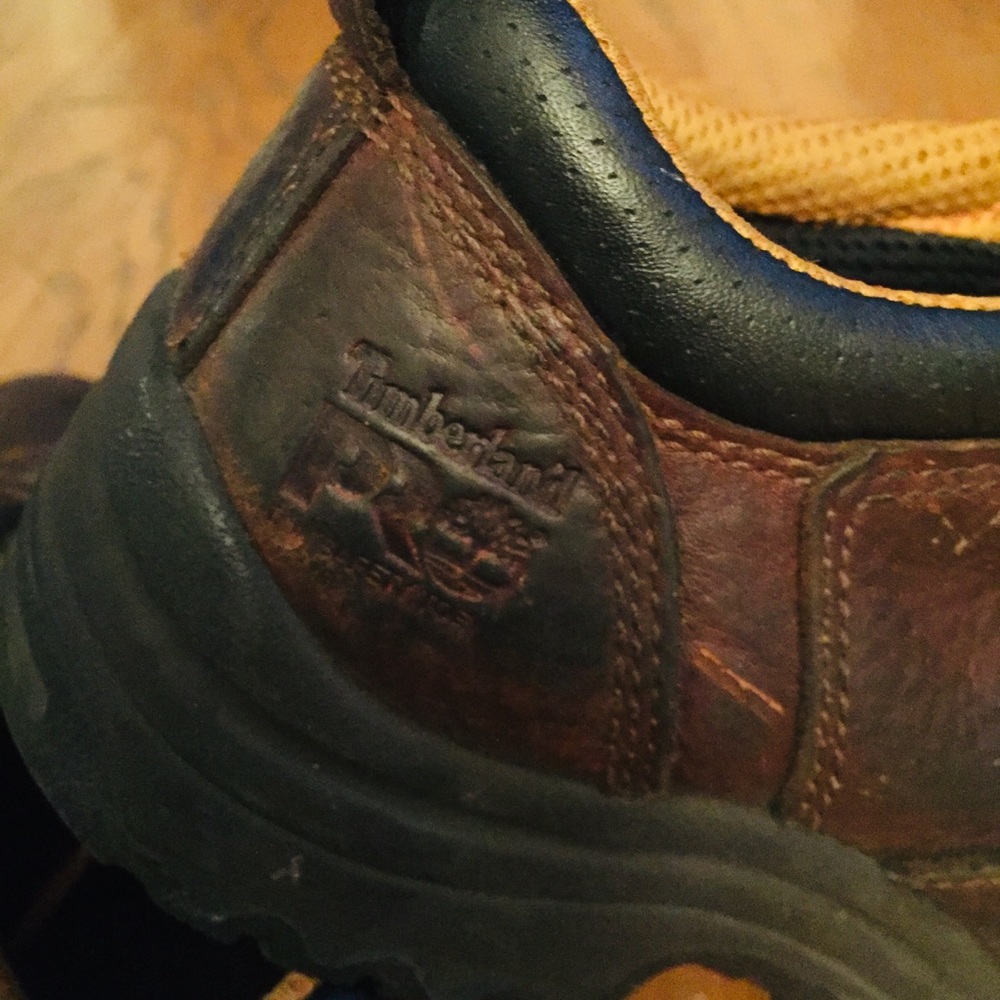 Rugged Timberland Pro Steel Toe Work Shoes Men 7.5 - Picture 4 of 7